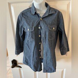 NET brand women’s denim colored Shirt size S